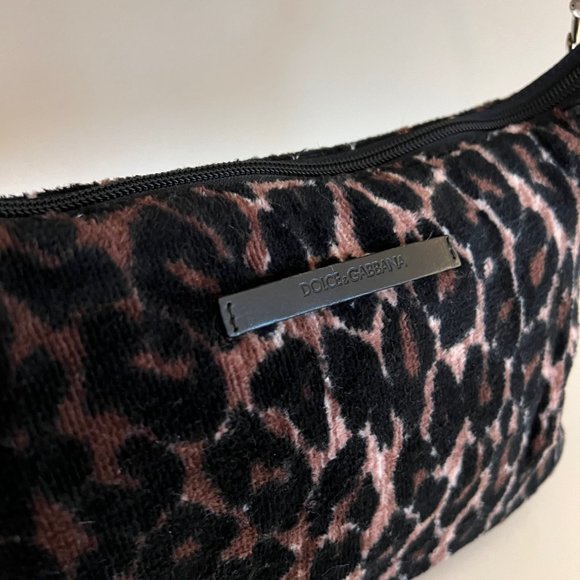 Vintage Dolce & Gabbana Leopard Fabric Handbag - Picture 3 of 5